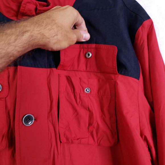 UNTUCKit Men's XL Nylon Zip/Button Windbreaker - Picture 6 of 11